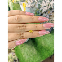 0.49 Ct. Orangish Yellow Sapphire from Ceylon (Sri Lanka) Life Style