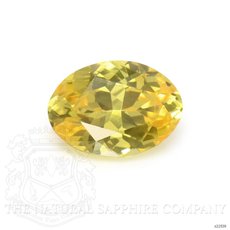 0.88 Ct. Yellow Sapphire from Ceylon (Sri Lanka)