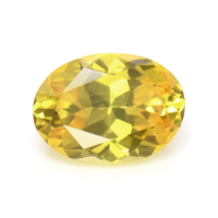 0.84 Ct. Orangish Yellow Sapphire from Ceylon (Sri Lanka) Video
