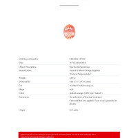 4.09 Ct. Padparadscha Sapphire from Ceylon (Sri Lanka) Scan Report