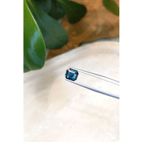 2.10 Ct. Bluish Green Sapphire from Madagascar Life Style