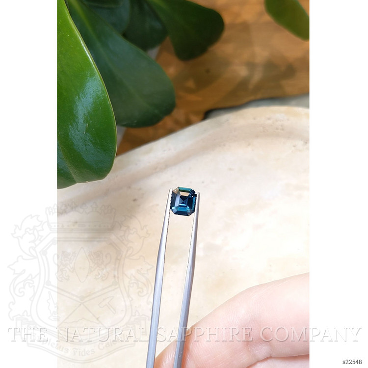 2.10 Ct. Bluish Green Sapphire from Madagascar