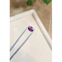 2.63 Ct. Pinkish Purple Sapphire from Ceylon (Sri Lanka) Life Style