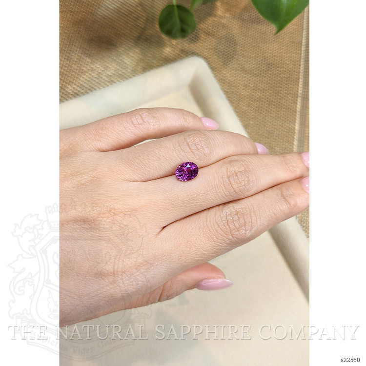 2.63 Ct. Pinkish Purple Sapphire from Ceylon (Sri Lanka)