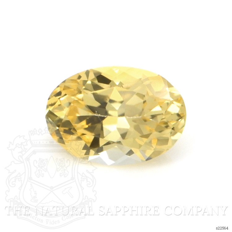 0.53 Ct. Yellow Sapphire from Ceylon (Sri Lanka)