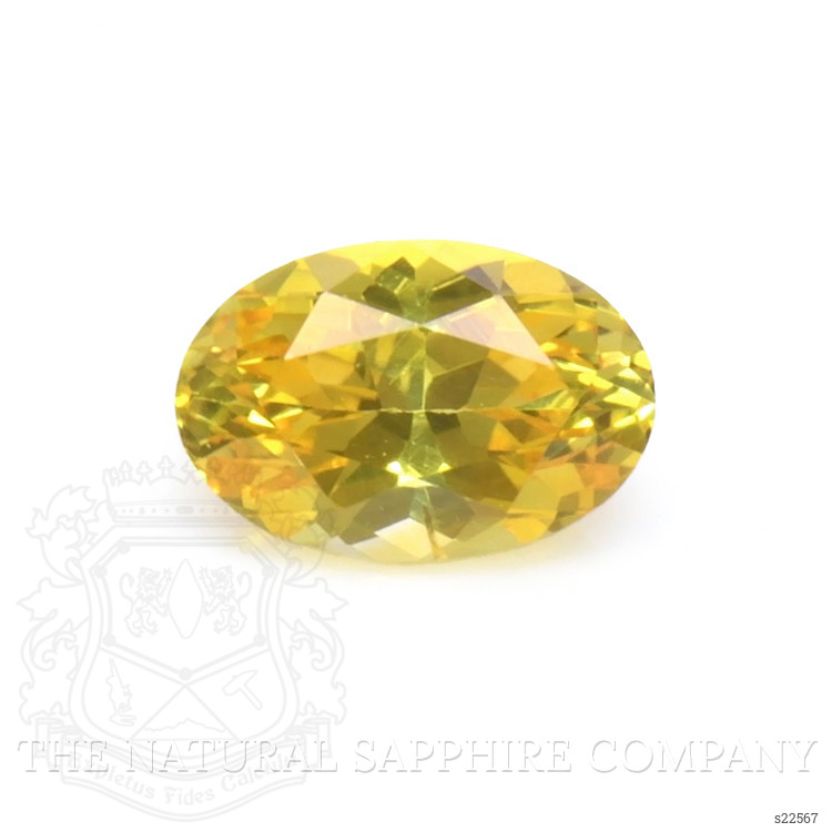 0.61 Ct. Yellow Sapphire from Ceylon (Sri Lanka)