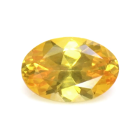 0.50 Ct. Yellowish Orange Sapphire from Ceylon (Sri Lanka) Video