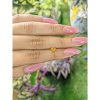 0.50 Ct. Yellowish Orange Sapphire from Ceylon (Sri Lanka) Life Style