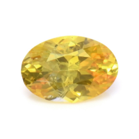 0.51 Ct. Orangish Yellow Sapphire from Ceylon (Sri Lanka) Video