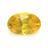 0.54 Ct. Orangish Yellow Sapphire from Ceylon (Sri Lanka) Video