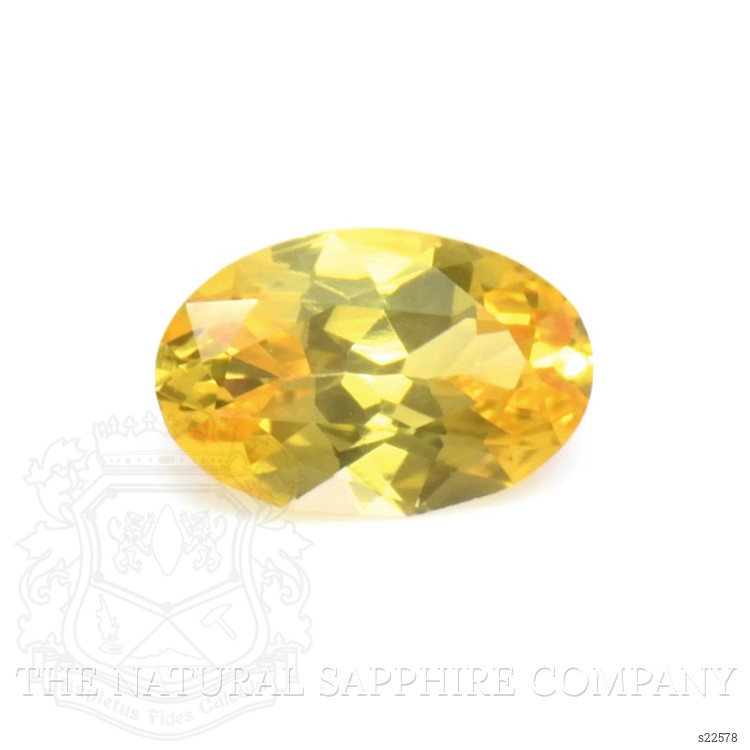 0.54 Ct. Yellow Sapphire from Ceylon (Sri Lanka)