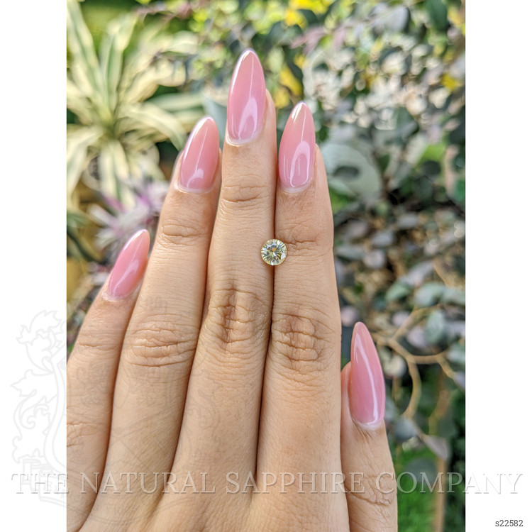 0.71 Ct. Yellow Sapphire from Ceylon (Sri Lanka)