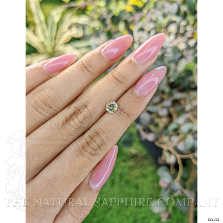 0.71 Ct. Yellow Sapphire from Ceylon (Sri Lanka)