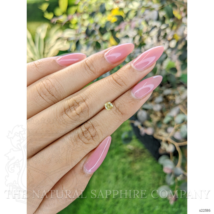 0.34 Ct. Yellow Sapphire from Ceylon (Sri Lanka)