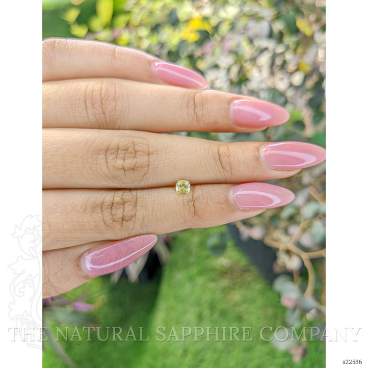0.34 Ct. Yellow Sapphire from Ceylon (Sri Lanka)