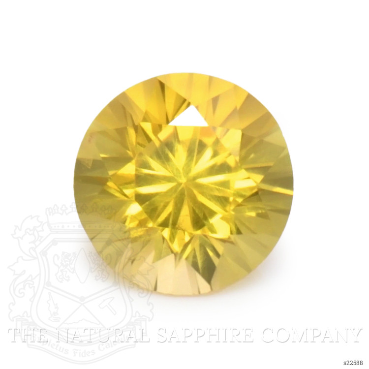 0.61 Ct. Yellow Sapphire from Ceylon (Sri Lanka)