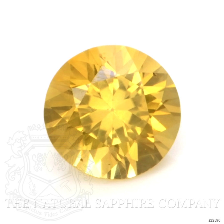 0.62 Ct. Yellow Sapphire from Ceylon (Sri Lanka)