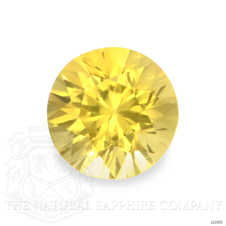 0.67 Ct. Yellow Sapphire from Ceylon (Sri Lanka)