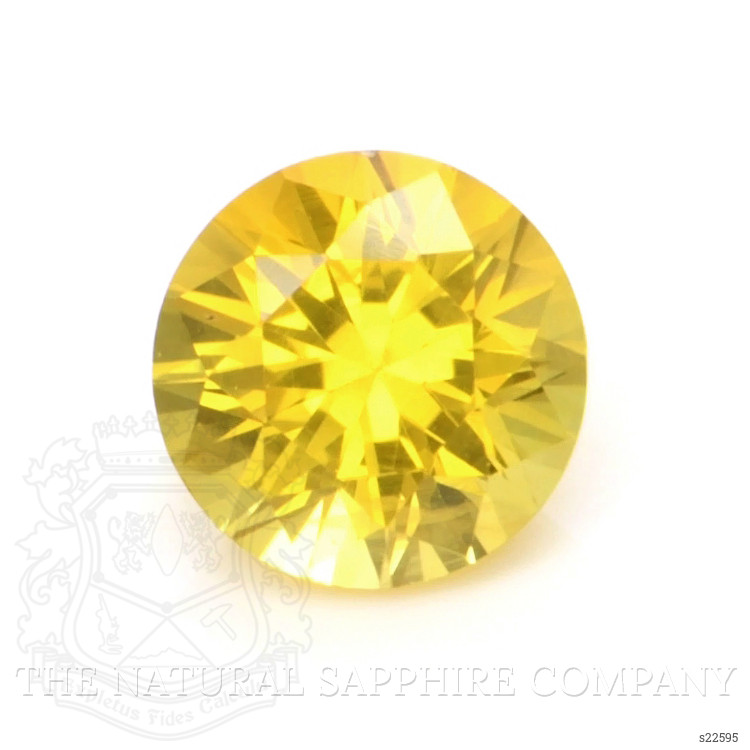 0.64 Ct. Yellow Sapphire from Ceylon (Sri Lanka)