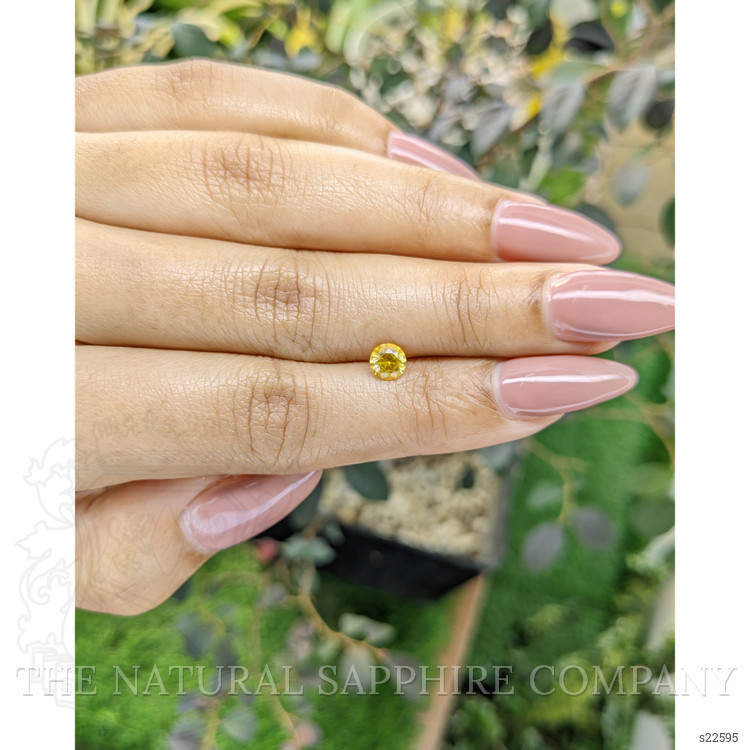 0.64 Ct. Yellow Sapphire from Ceylon (Sri Lanka)