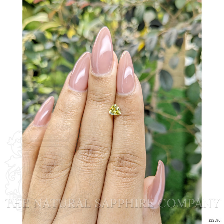 0.57 Ct. Yellow Sapphire from Ceylon (Sri Lanka)