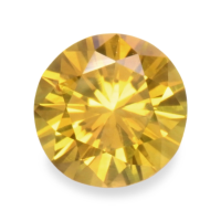 0.54 Ct. Orangish Yellow Sapphire from Ceylon (Sri Lanka) Video