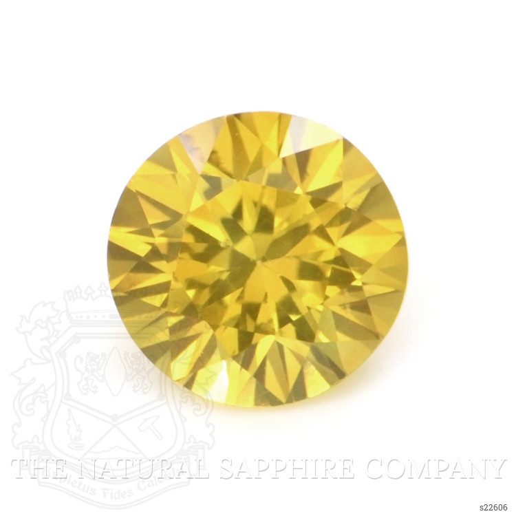 0.59 Ct. Yellow Sapphire from Ceylon (Sri Lanka)