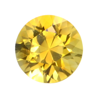 0.66 Ct. Orangish Yellow Sapphire from Ceylon (Sri Lanka) Video