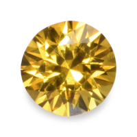 0.55 Ct. Orangish Yellow Sapphire from Ceylon (Sri Lanka) Video