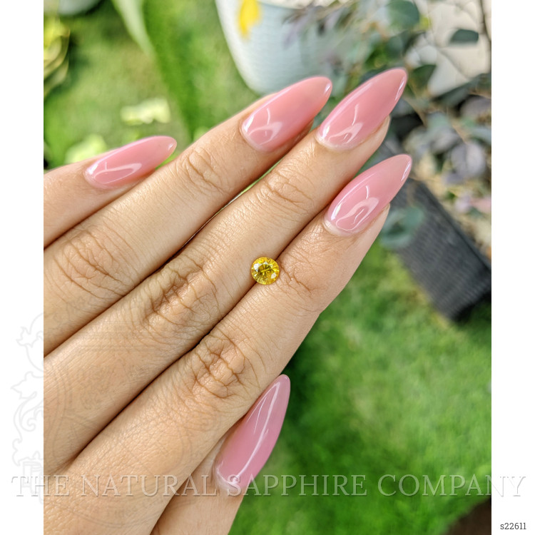 0.60 Ct. Yellow Sapphire from Ceylon (Sri Lanka)
