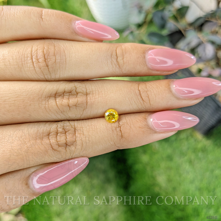 0.60 Ct. Yellow Sapphire from Ceylon (Sri Lanka)