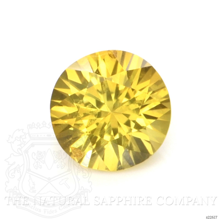 0.59 Ct. Yellow Sapphire from Ceylon (Sri Lanka)