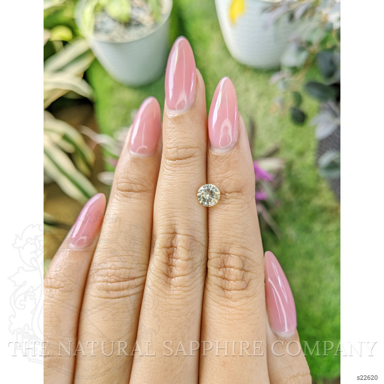 0.88 Ct. Yellow Sapphire from Ceylon (Sri Lanka)