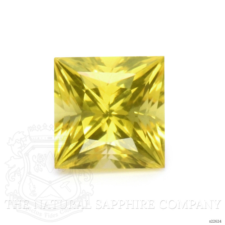 0.68 Ct. Yellow Sapphire from Ceylon (Sri Lanka)