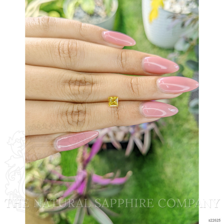 0.76 Ct. Yellow Sapphire from Ceylon (Sri Lanka)