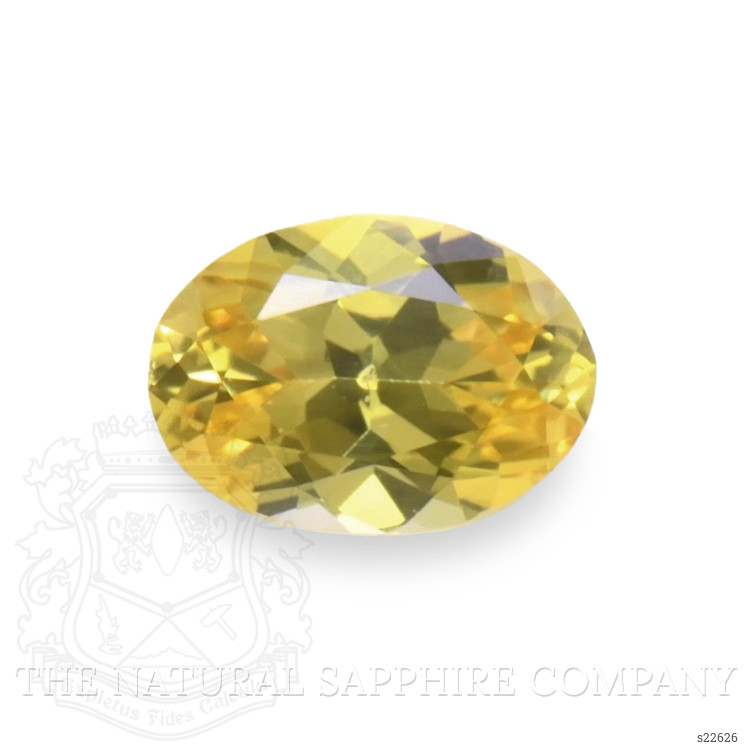 0.76 Ct. Yellow Sapphire from Ceylon (Sri Lanka)