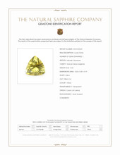 0.60 Ct. Yellow Sapphire from Ceylon (Sri Lanka) Scan Report