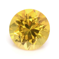 0.65 Ct. Orangish Yellow Sapphire from Ceylon (Sri Lanka) Video