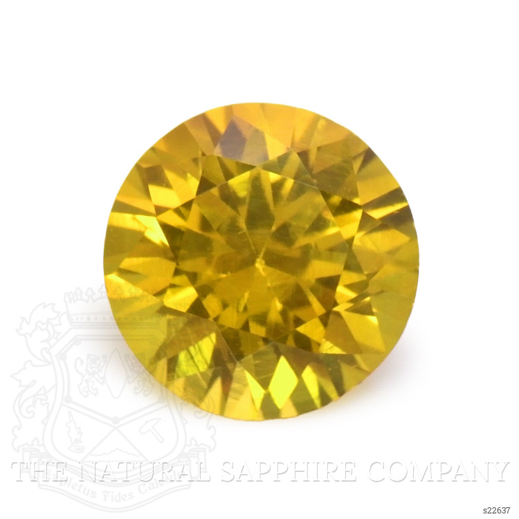 0.60 Ct. Yellowish Orange Sapphire from Ceylon (Sri Lanka)