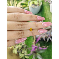 0.65 Ct. Yellowish Orange Sapphire from Ceylon (Sri Lanka) Life Style