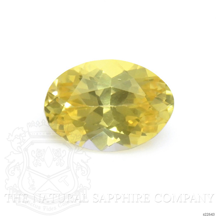 0.83 Ct. Yellow Sapphire from Ceylon (Sri Lanka)