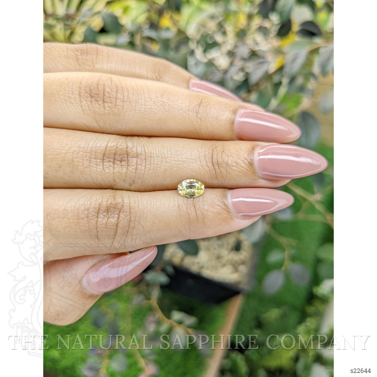 0.76 Ct. Yellow Sapphire from Ceylon (Sri Lanka)