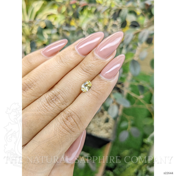 0.76 Ct. Yellow Sapphire from Ceylon (Sri Lanka)