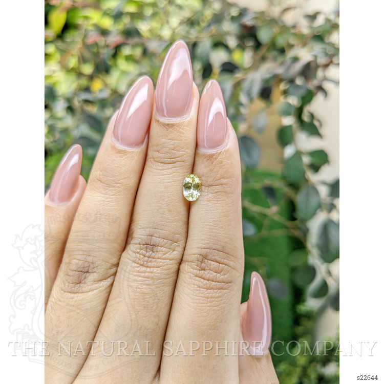 0.76 Ct. Yellow Sapphire from Ceylon (Sri Lanka)