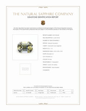 1.16 Ct. Sapphire from Ceylon (Sri Lanka) Scan Report