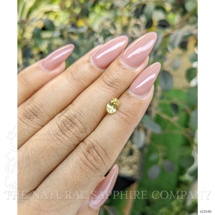 0.92 Ct. Yellow Sapphire from Ceylon (Sri Lanka)