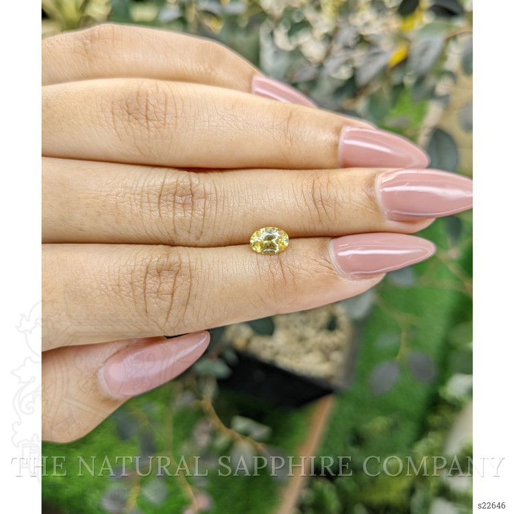 0.92 Ct. Yellow Sapphire from Ceylon (Sri Lanka)