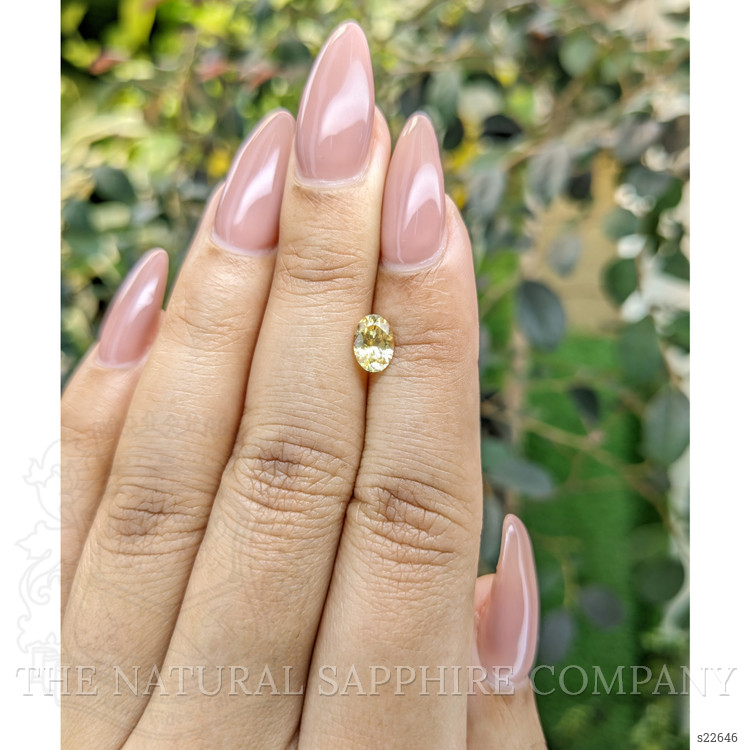 0.92 Ct. Yellow Sapphire from Ceylon (Sri Lanka)