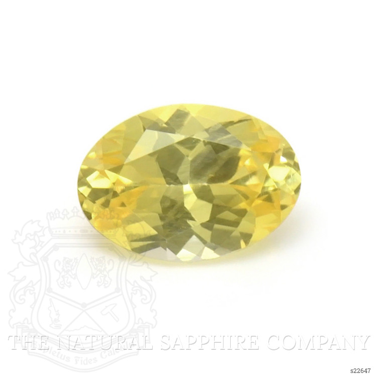 0.88 Ct. Yellow Sapphire from Ceylon (Sri Lanka)