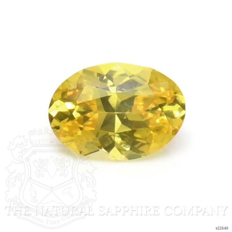 0.82 Ct. Yellow Sapphire from Ceylon (Sri Lanka)